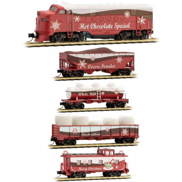 n scale christmas trains