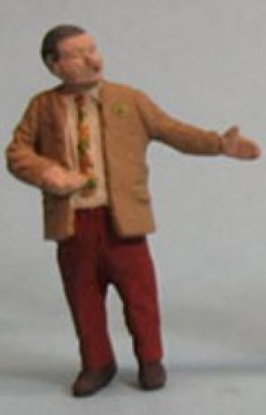 New Arttista Suspicious Character #1423 O Scale On30 On3 Figures People 